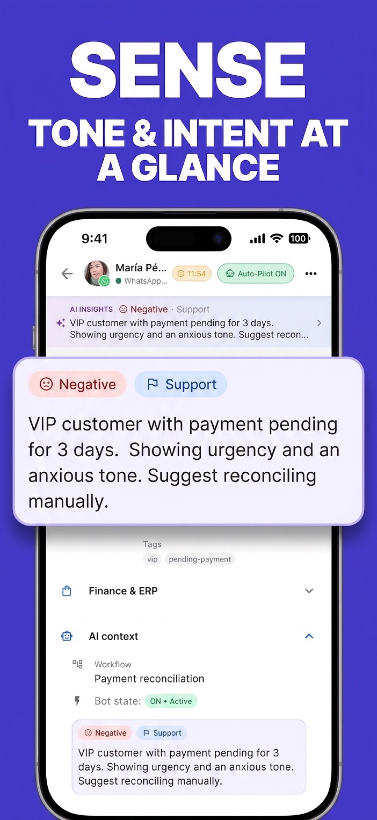 AI reads the customer and delivers insights